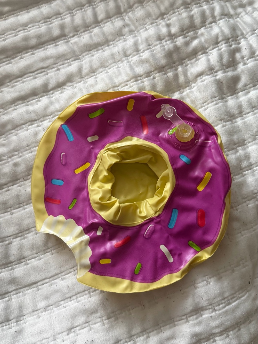 Inflatable Donut Shaped Drink Holder